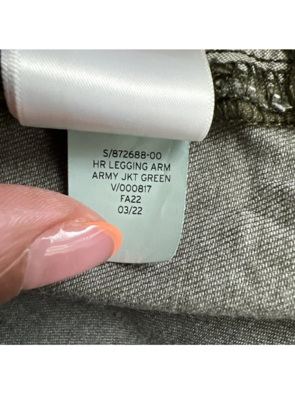 Gap High Rise Jegging Womens 20 Short Green Full Length NWT - Picture 16 of 16